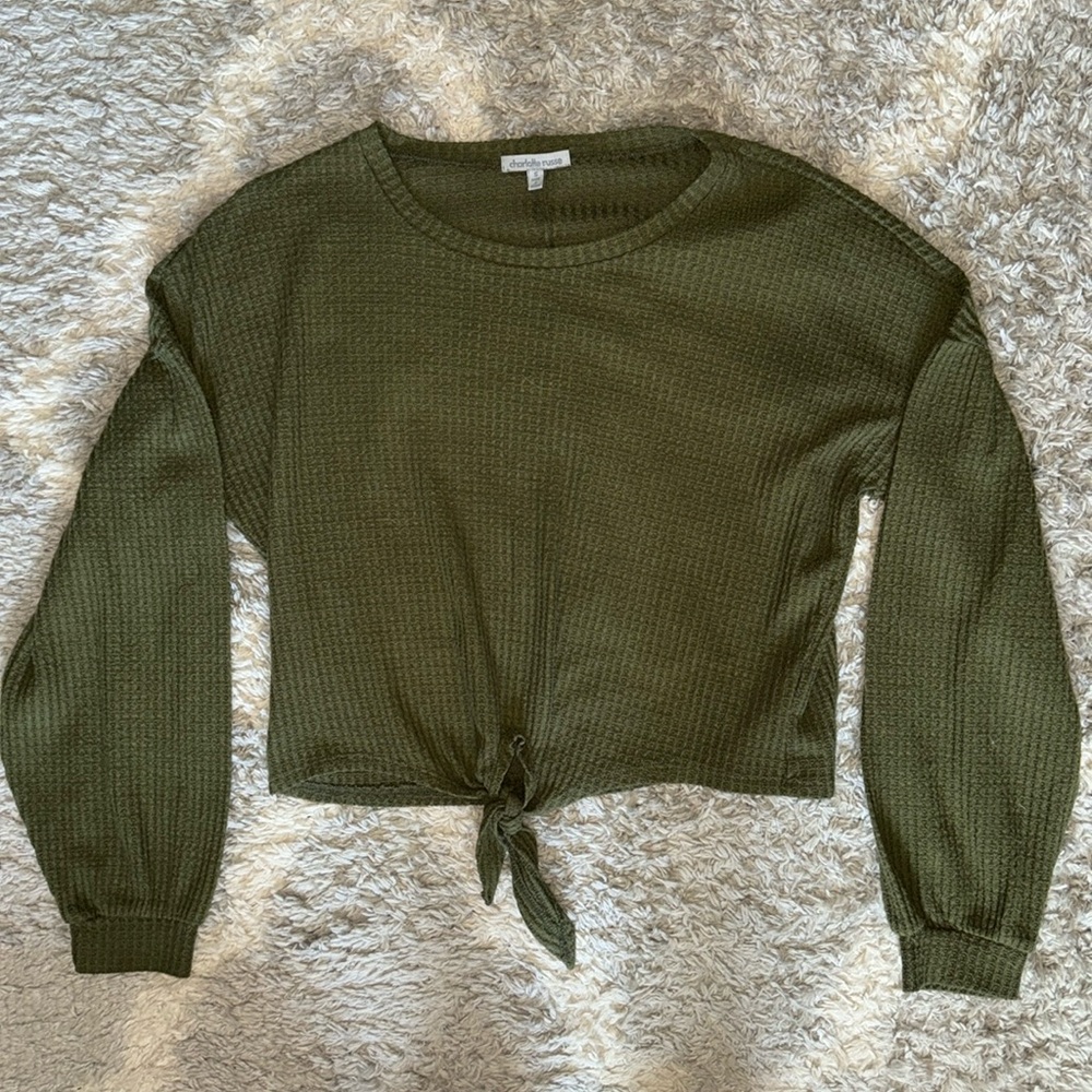 Charlotte Russe Cropped Sweater